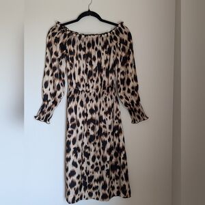 NWT WHBM Animal Print Dress Size XXS